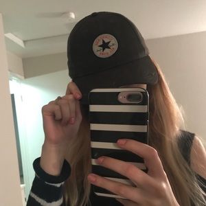 Dark green converse hat
